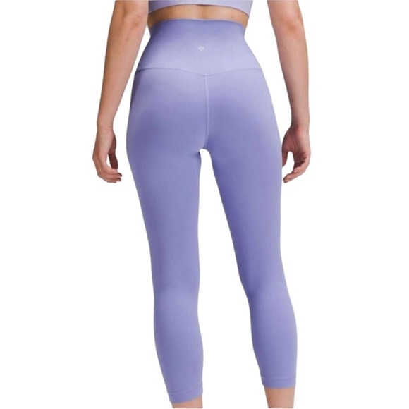 Lululemon Align High-Rise Crop 23" Dark Lavender Purple Size 12 - Picture 2 of 11